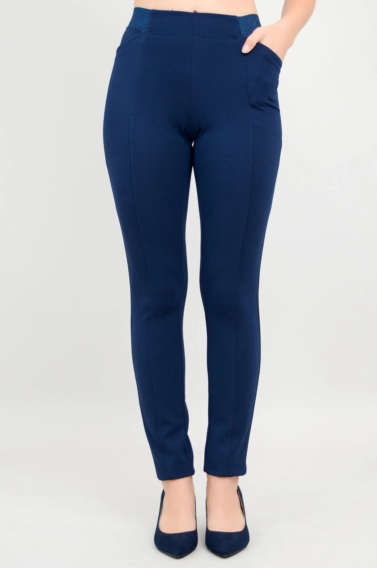 Nadia Petite Pant, Indigo, Modal sold by Blue Sky product image thumbnail 4