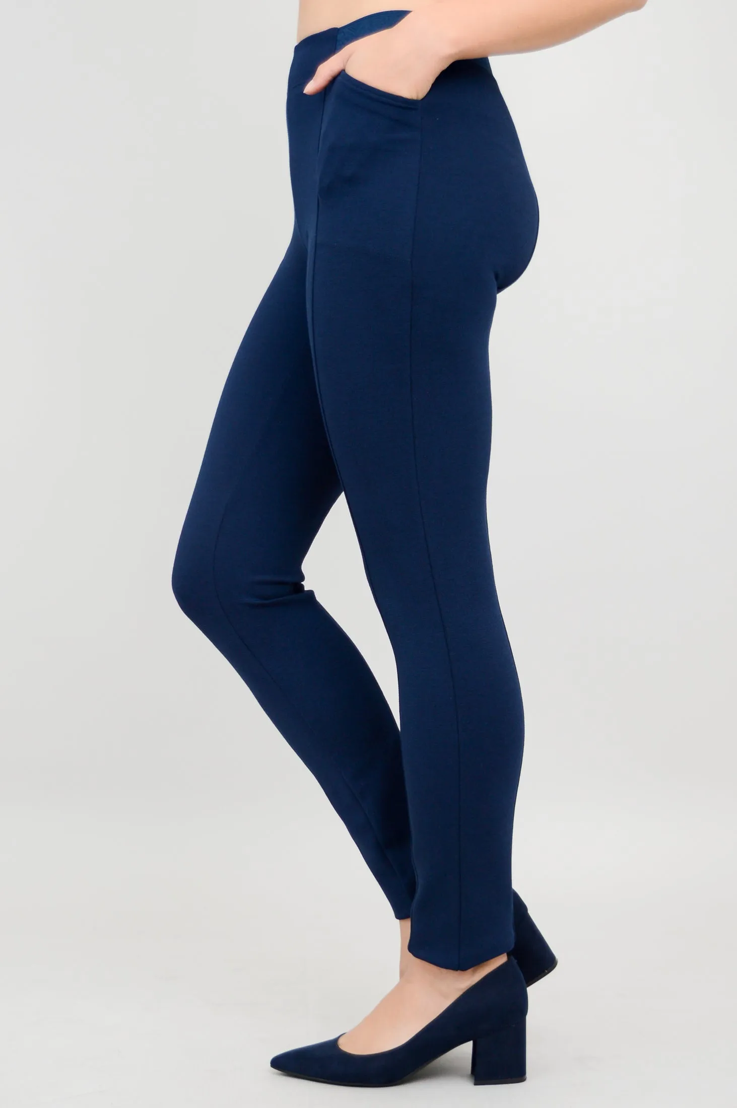 Nadia Petite Pant, Indigo, Modal sold by Blue Sky product image thumbnail 2