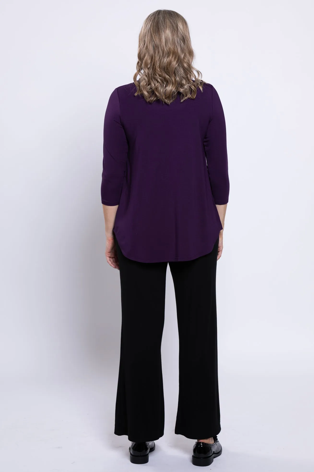 Jazz 3/4 Slv Top, Royale, Bamboo sold by Blue Sky product image thumbnail 4