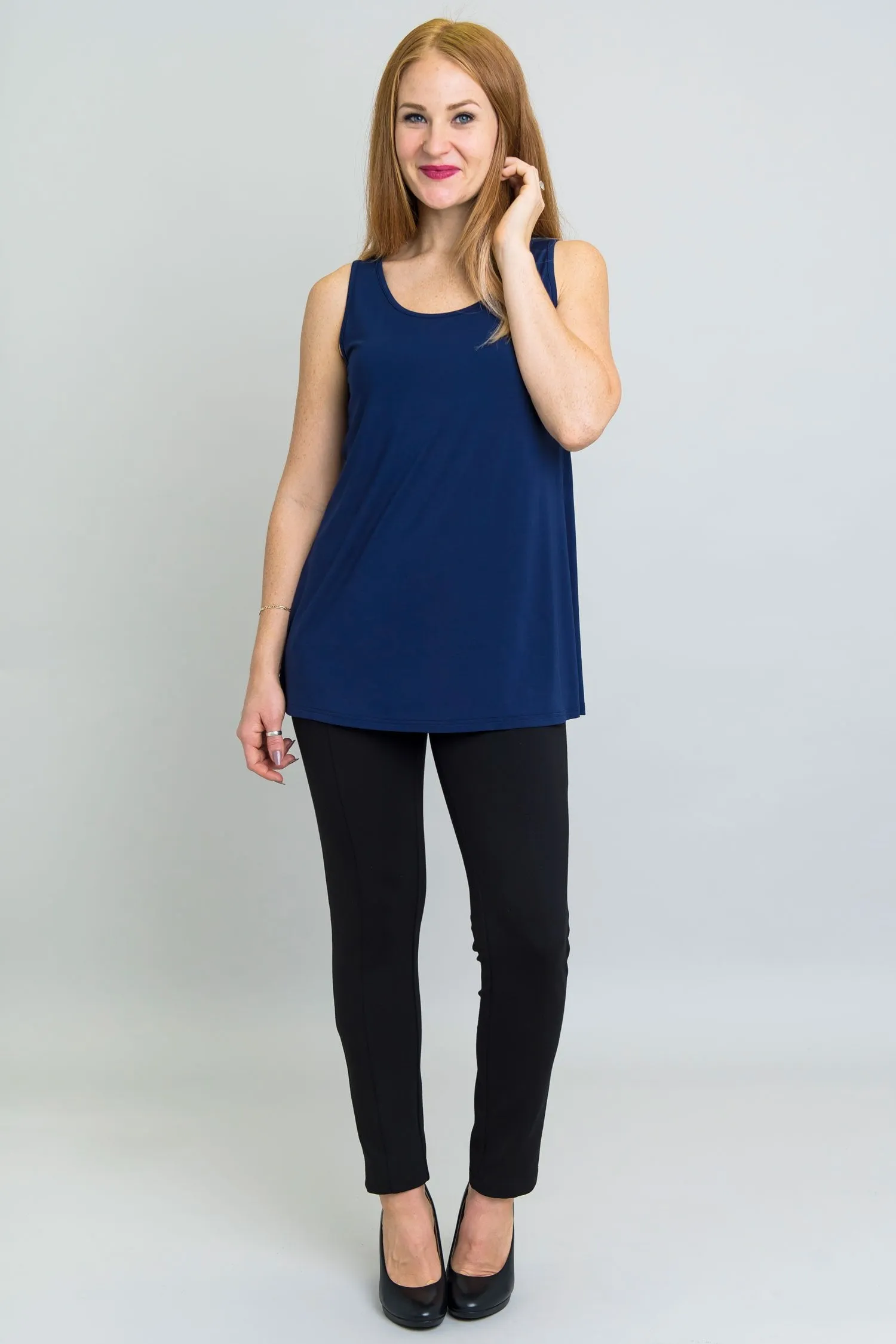 Relaxed Tank, Indigo, Bamboo - Final Sale sold by Blue Sky product image thumbnail 3