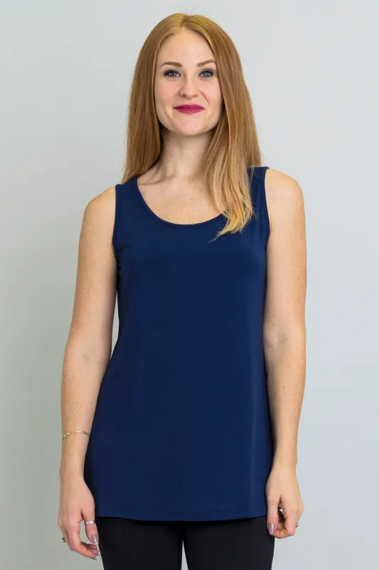 Relaxed Tank, Indigo, Bamboo - Final Sale sold by Blue Sky