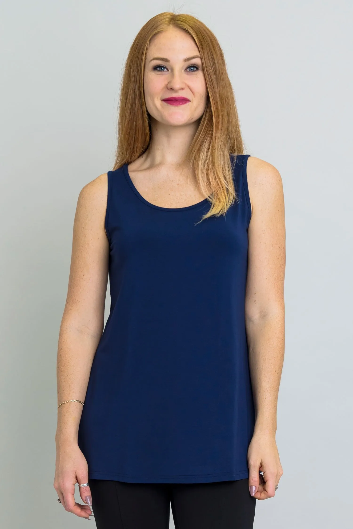 Relaxed Tank, Indigo, Bamboo - Final Sale sold by Blue Sky