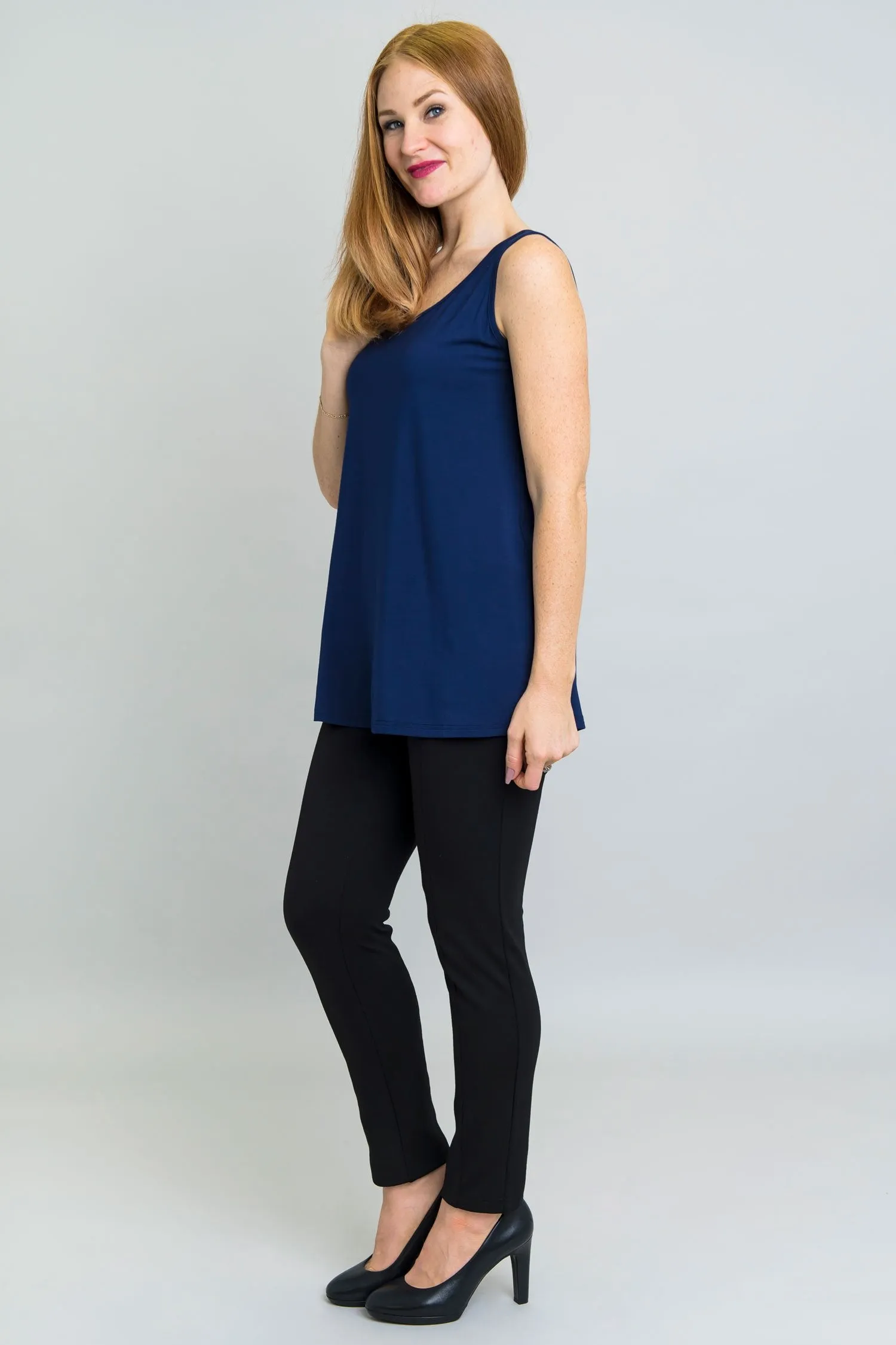 Relaxed Tank, Indigo, Bamboo - Final Sale sold by Blue Sky product image thumbnail 4