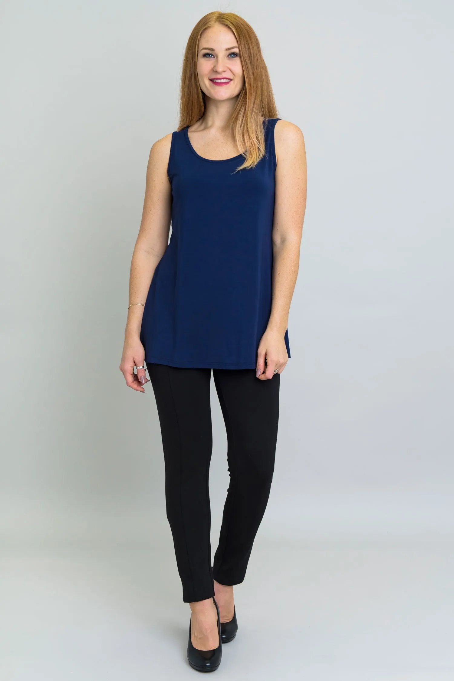 Relaxed Tank, Indigo, Bamboo - Final Sale sold by Blue Sky product image thumbnail 2