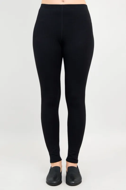 Bobbi Legging Black, Bamboo Fleece sold by Blue Sky