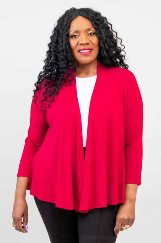 Kathy Jacket, Lipstick, Bamboo sold by Blue Sky