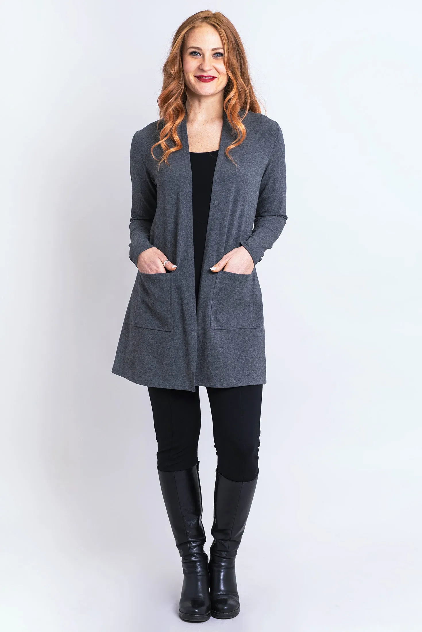 Pauline Jacket, Graphite, Bamboo sold by Blue Sky product image thumbnail 5