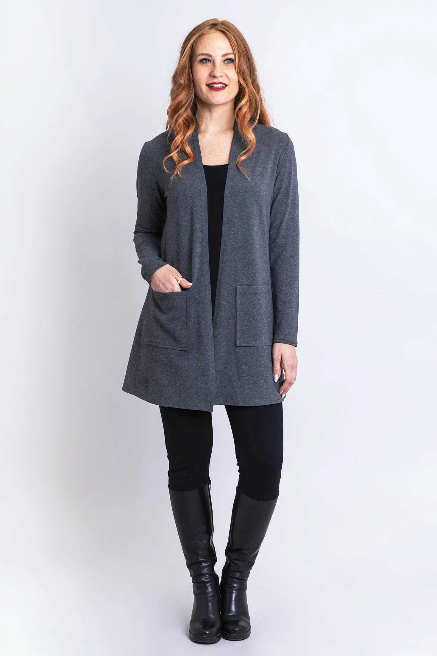 Pauline Jacket, Graphite, Bamboo sold by Blue Sky product image thumbnail 2