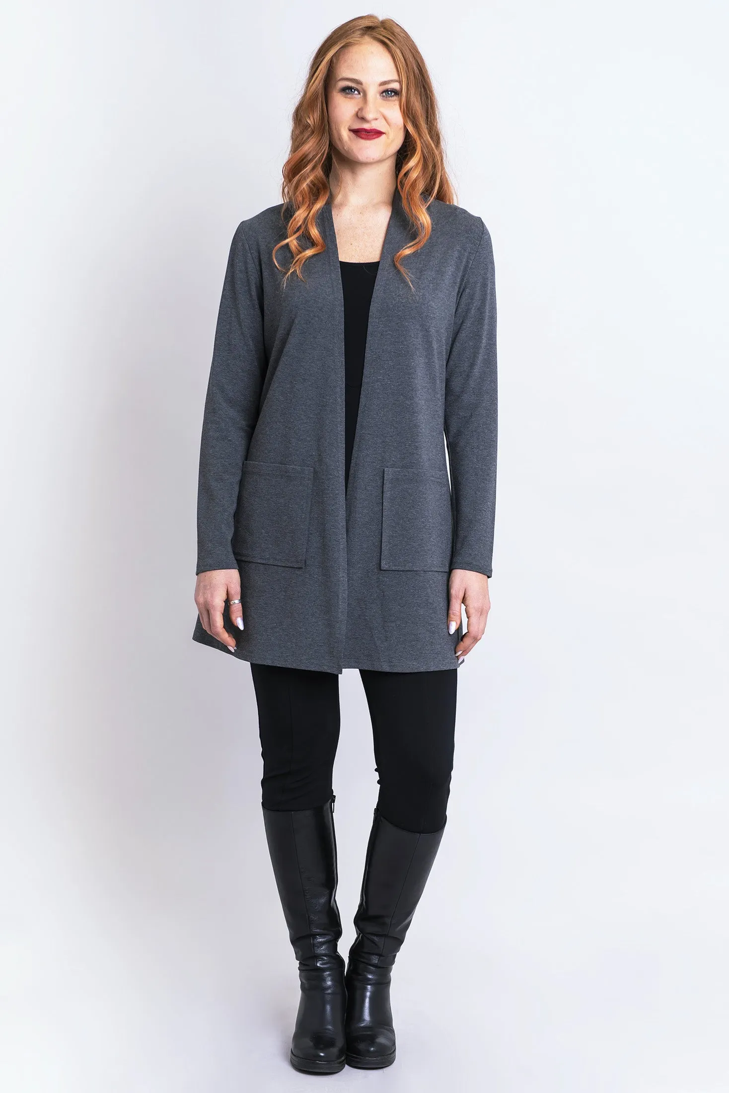 Pauline Jacket, Graphite, Bamboo sold by Blue Sky product image thumbnail 4