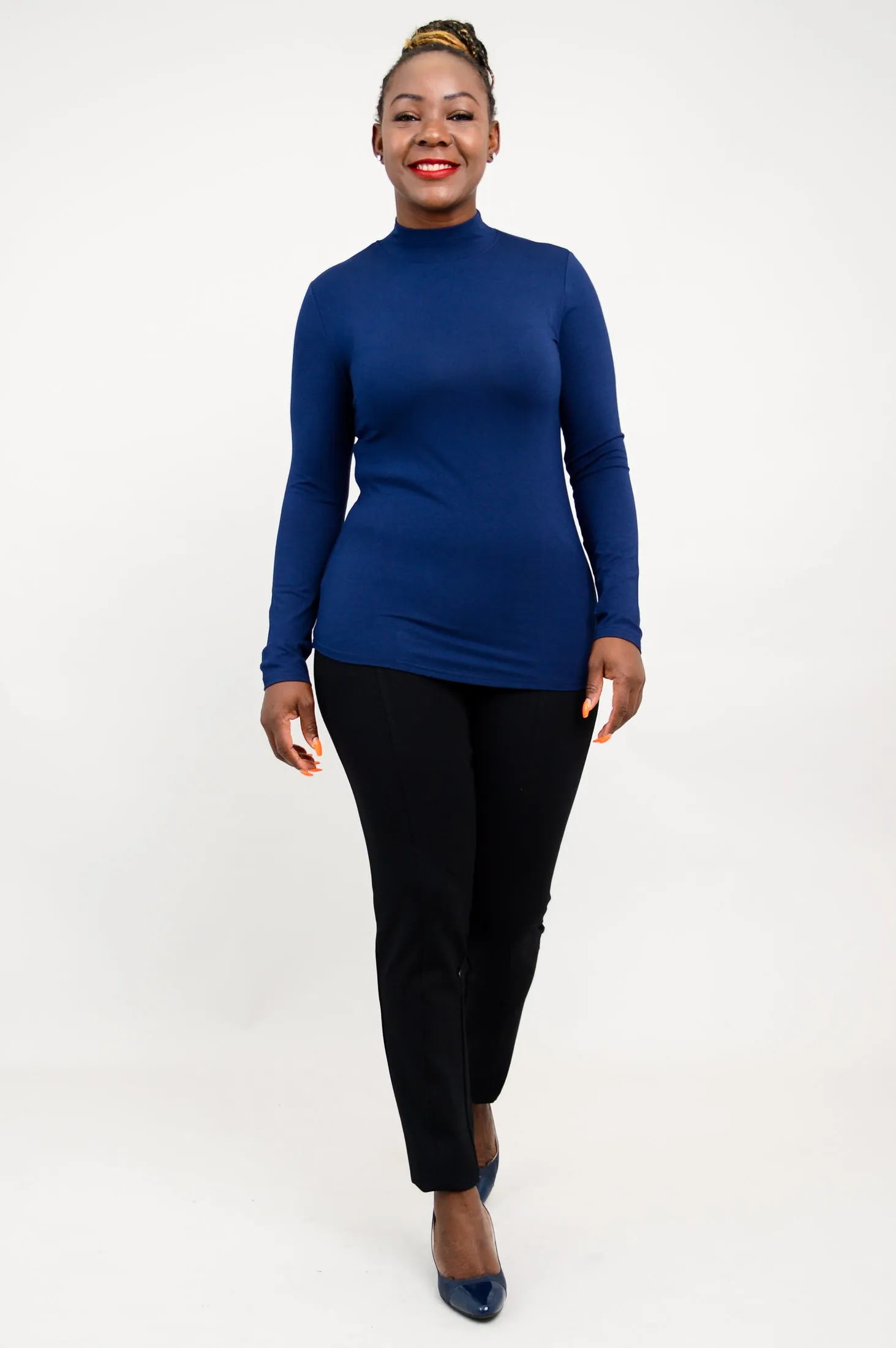 Tonya Top, Indigo, Bamboo sold by Blue Sky product image thumbnail 2