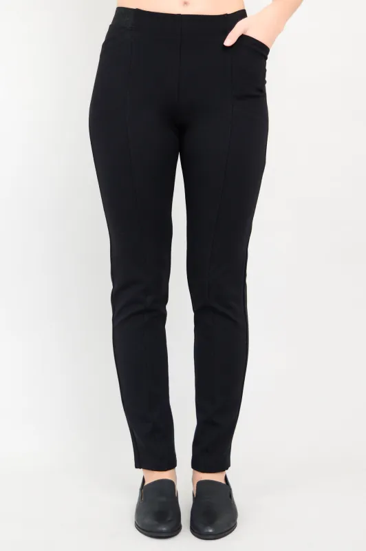 Nadia Petite Pant, Black, Modal sold by Blue Sky