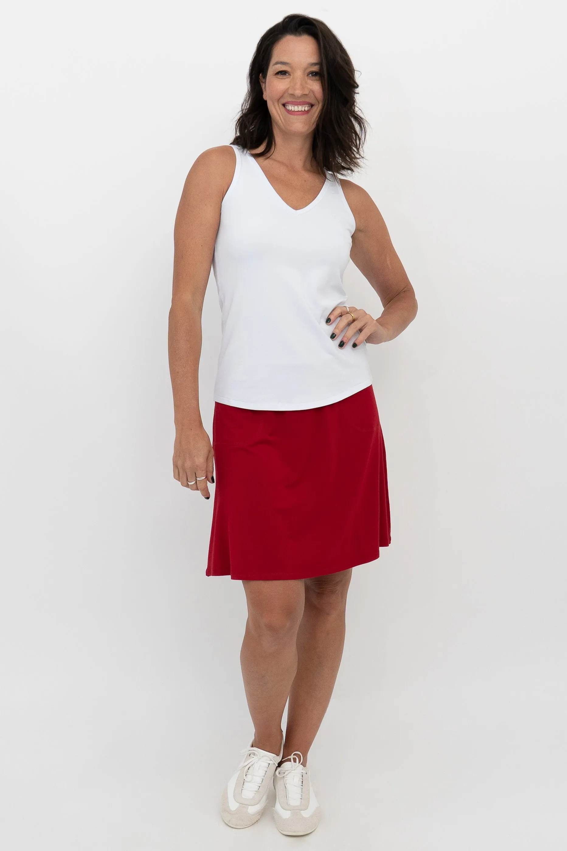 Magna Skort, Lipstick, Bamboo sold by Blue Sky product image thumbnail 2