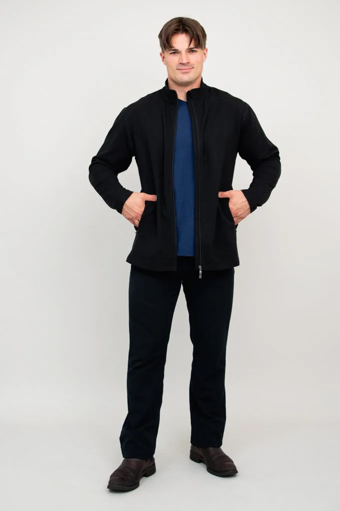 Matt Jacket, Black, Bamboo Fleece sold by Blue Sky product image thumbnail 5