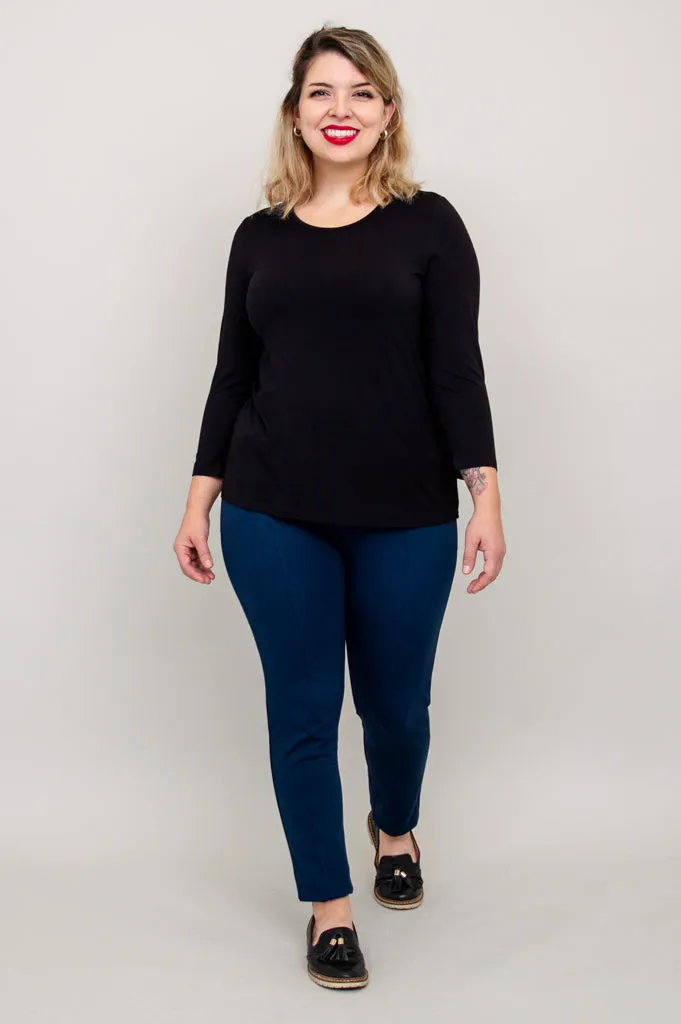 Margorie Top, Black, Bamboo sold by Blue Sky product image thumbnail 3