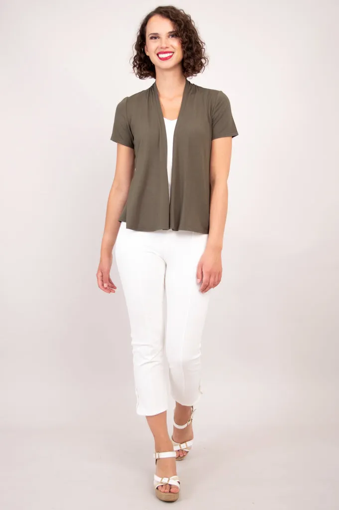 Sherry Jacket, Khaki, Bamboo- Final Sale sold by Blue Sky product image thumbnail 3