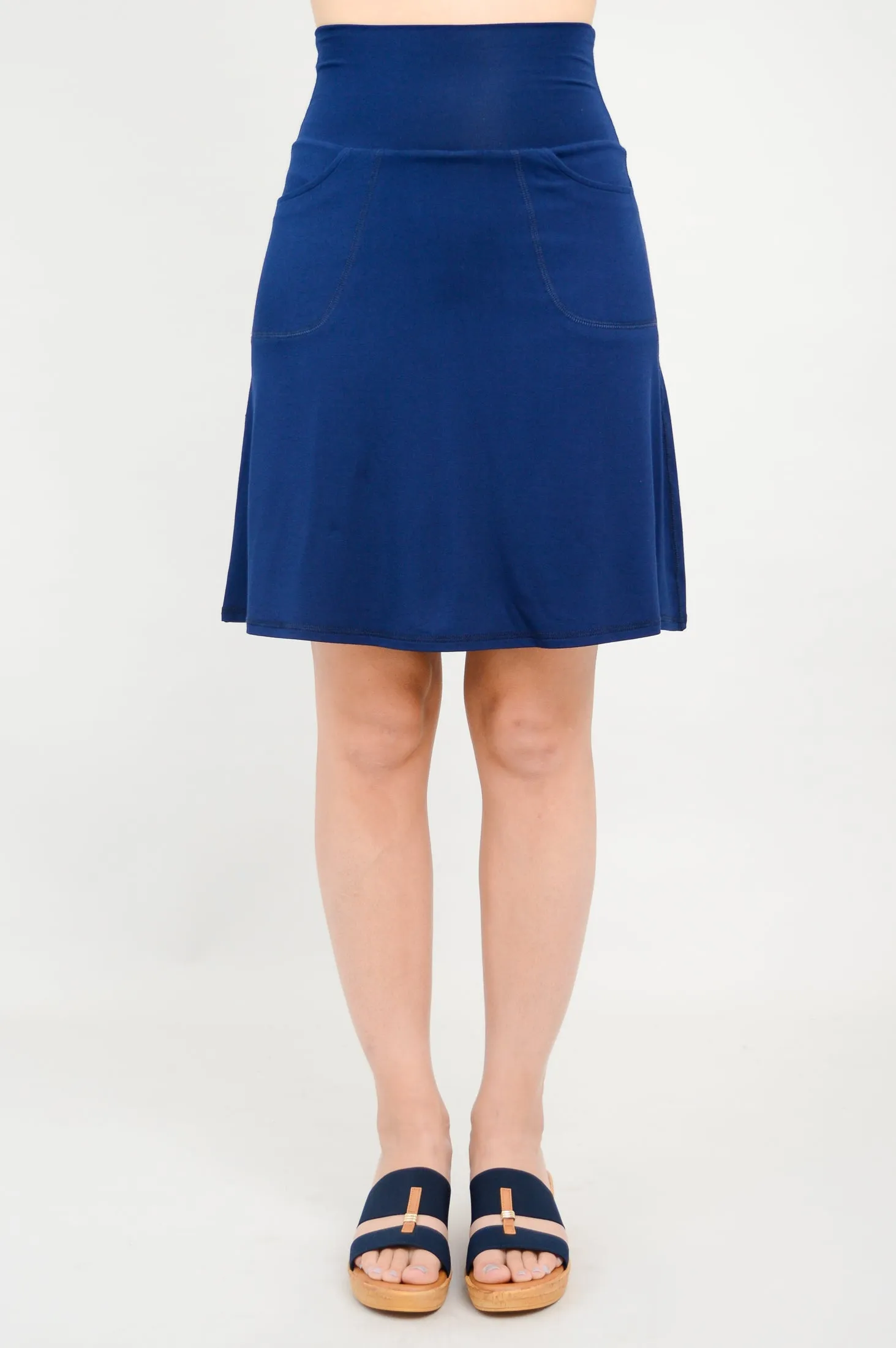 Magna Skort, Indigo, Bamboo sold by Blue Sky