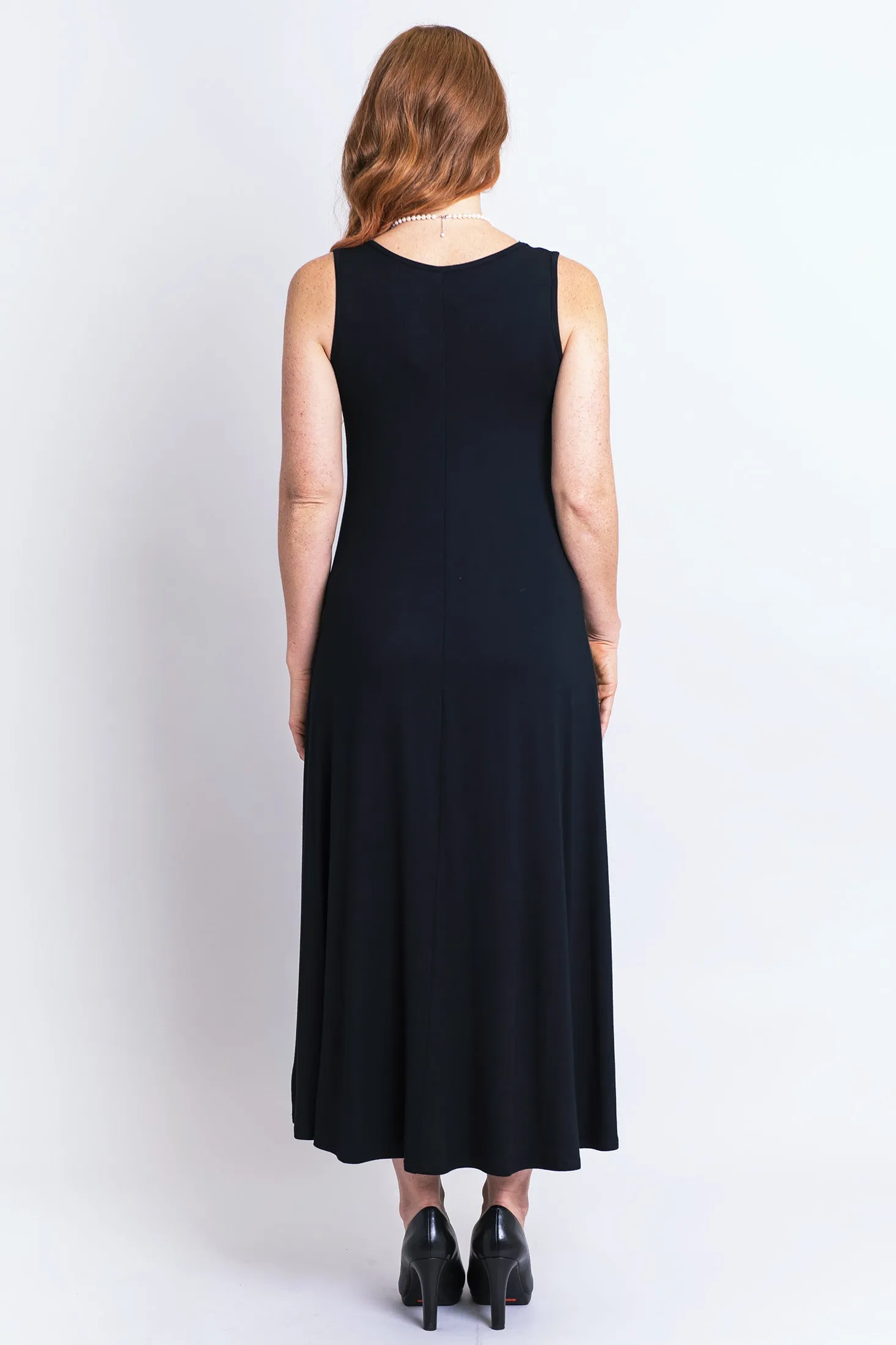 Lanai Sleeveless Dress, Black, Bamboo sold by Blue Sky product image thumbnail 4
