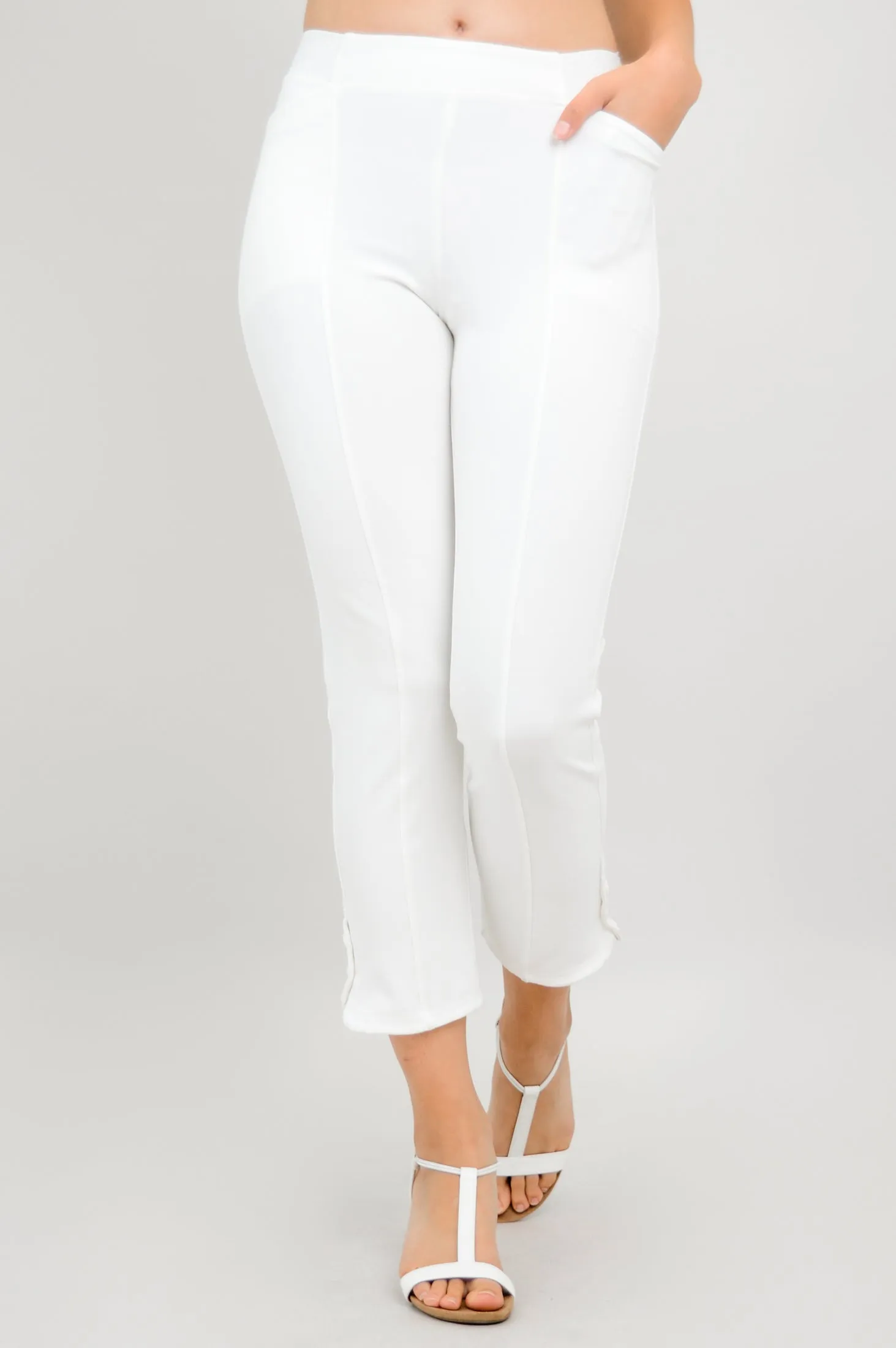 Nadine Crop, White, Modal sold by Blue Sky product image thumbnail 5