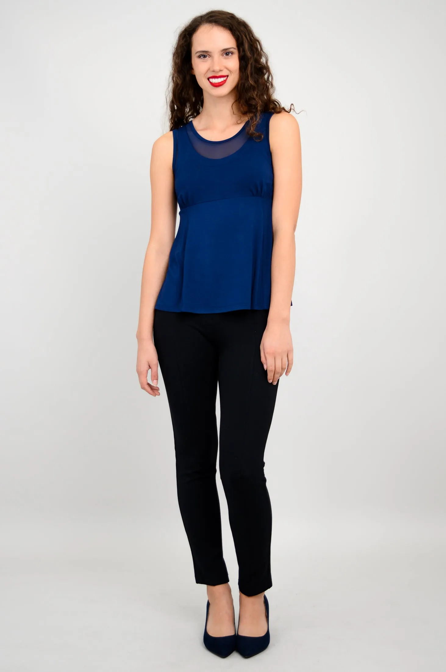 Rhine Tank, Indigo, Bamboo sold by Blue Sky product image thumbnail 2