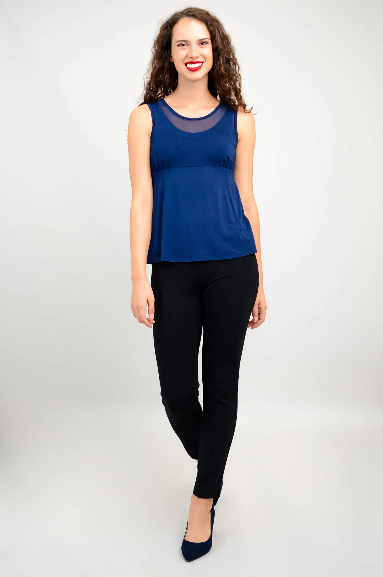 Rhine Tank, Indigo, Bamboo sold by Blue Sky product image thumbnail 5