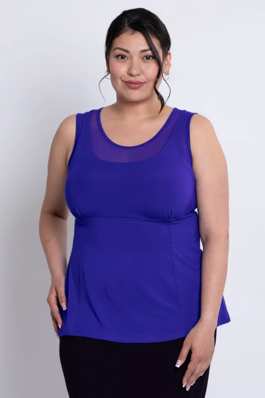 Rhine Tank, Violet, Bamboo - Final Sale sold by Blue Sky