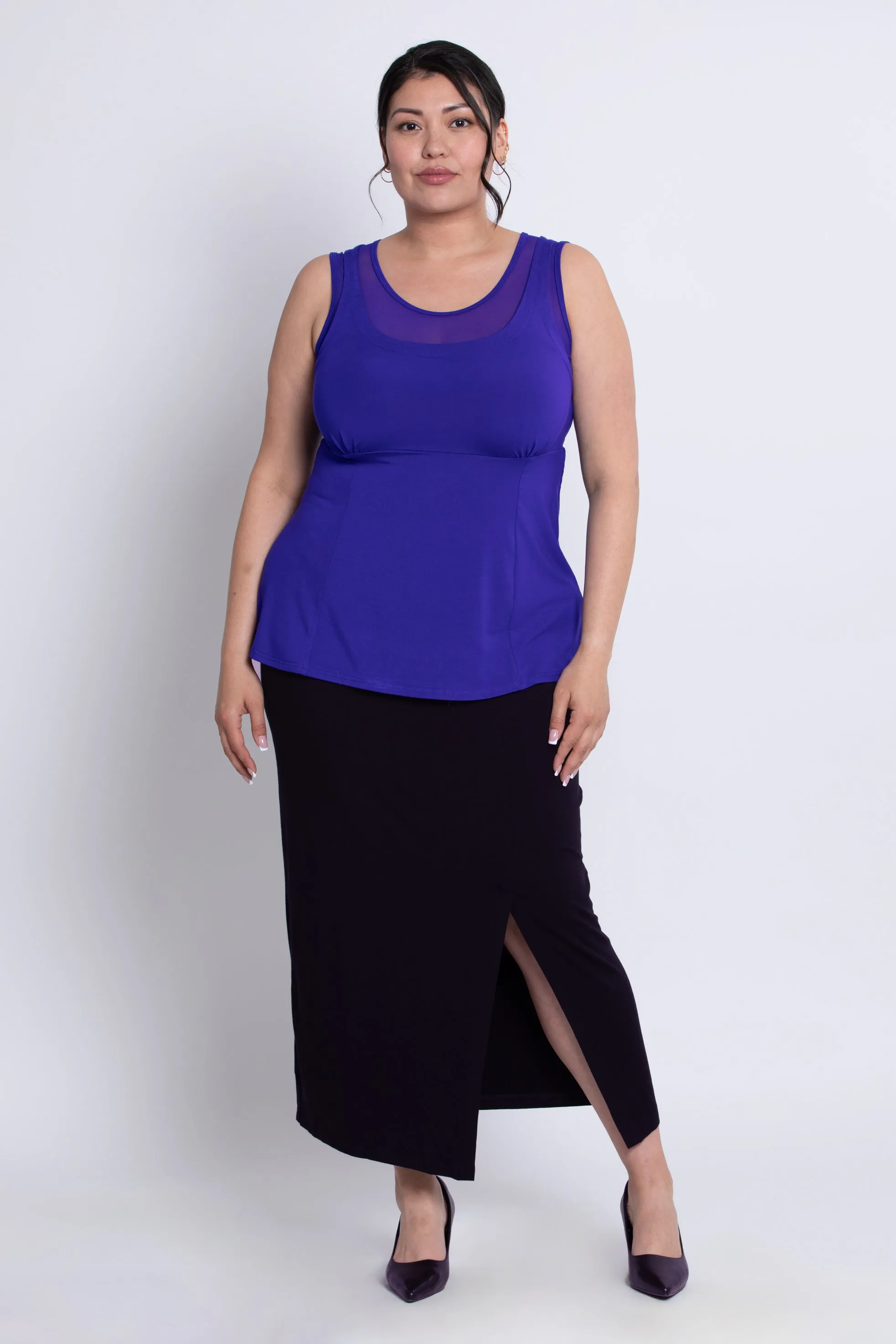 Rhine Tank, Violet, Bamboo sold by Blue Sky product image thumbnail 2