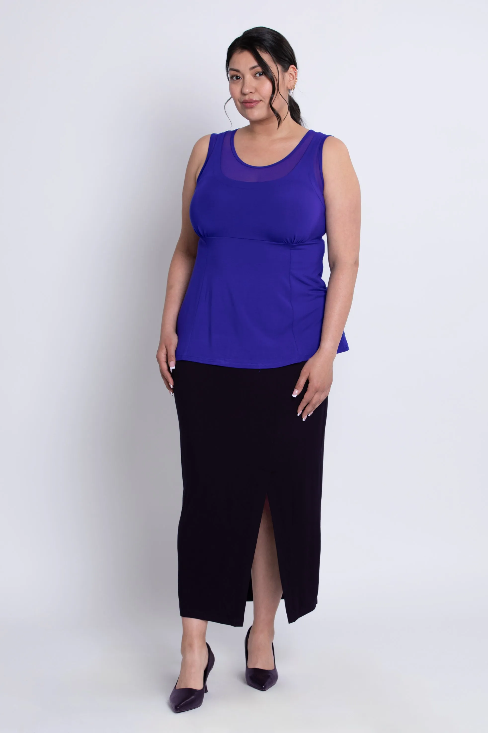 Rhine Tank, Violet, Bamboo sold by Blue Sky product image thumbnail 3