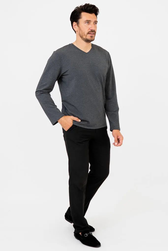 Adam Long Sleeve, Graphite, Bamboo sold by Blue Sky product image thumbnail 4