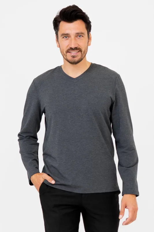 Adam Long Sleeve, Graphite, Bamboo made by Blue Sky