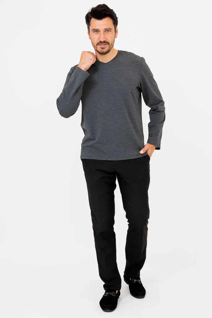 Adam Long Sleeve, Graphite, Bamboo sold by Blue Sky product image thumbnail 3