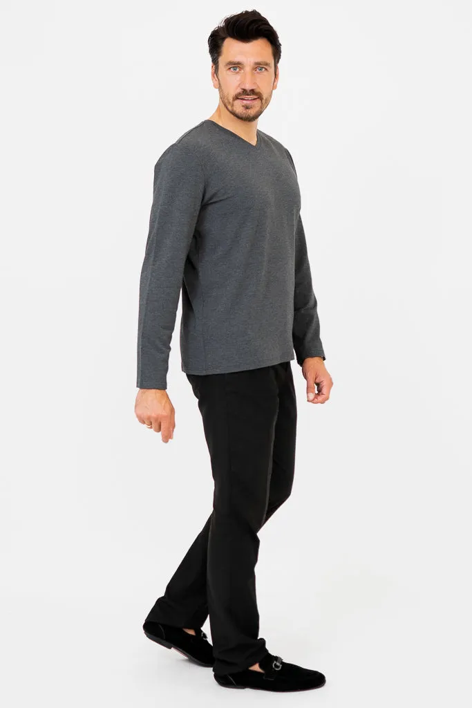 Adam Long Sleeve, Graphite, Bamboo sold by Blue Sky product image thumbnail 5