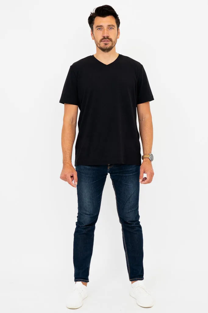 Adam Short Sleeve Shirt, Black, Bamboo sold by Blue Sky product image thumbnail 4