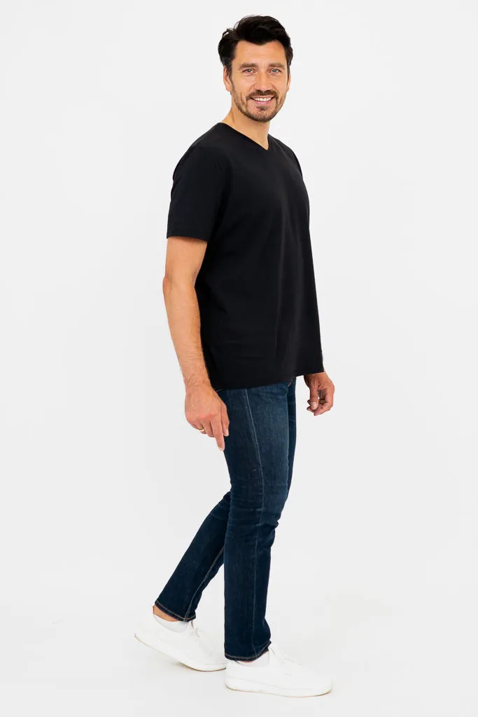 Adam Short Sleeve Shirt, Black, Bamboo sold by Blue Sky product image thumbnail 5