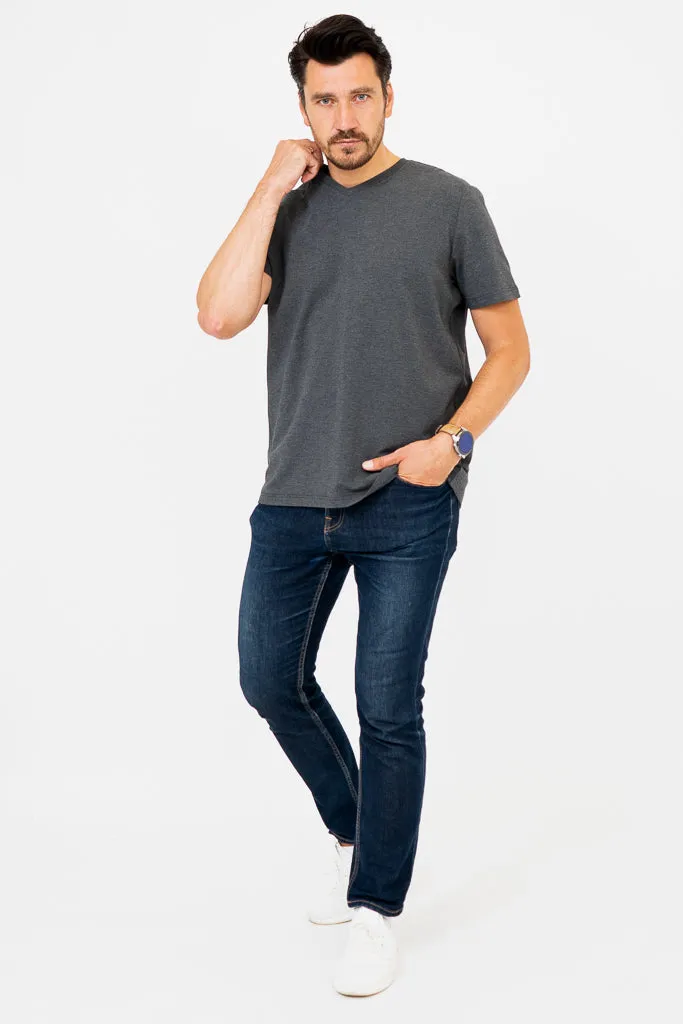 Adam Short Sleeve Shirt, Graphite, Bamboo sold by Blue Sky product image thumbnail 4