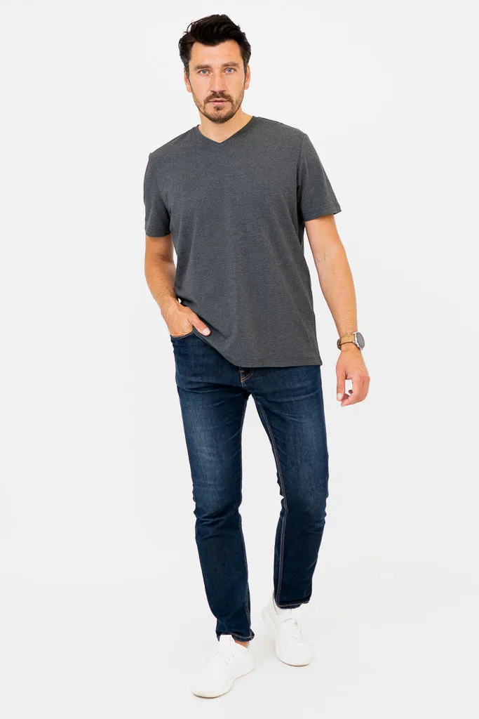 Adam Short Sleeve Shirt, Graphite, Bamboo sold by Blue Sky product image thumbnail 2