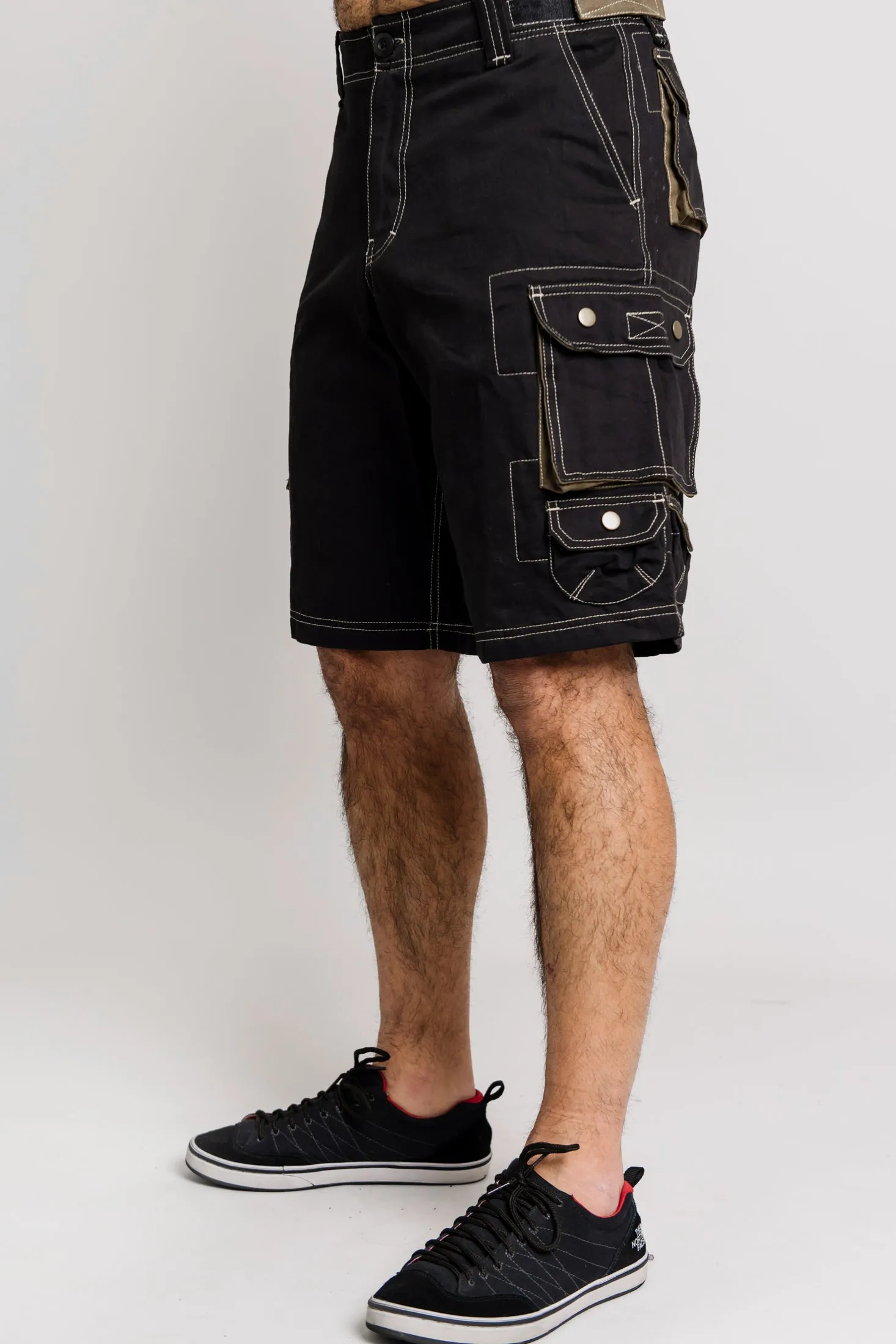 Cargo Shorts, Black, Cotton sold by Blue Sky product image thumbnail 4