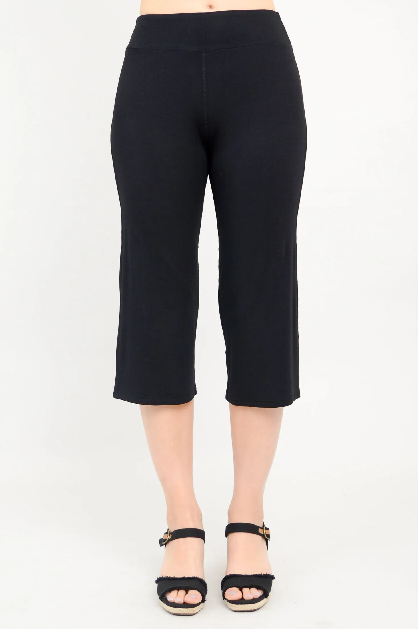 Yoga Capri, Black, Bamboo sold by Blue Sky product image thumbnail 2