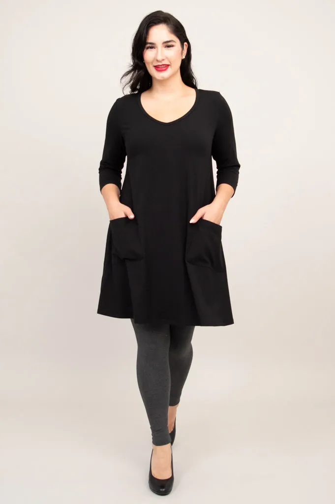 Veronica Tunic, Black, Bamboo sold by Blue Sky product image thumbnail 4