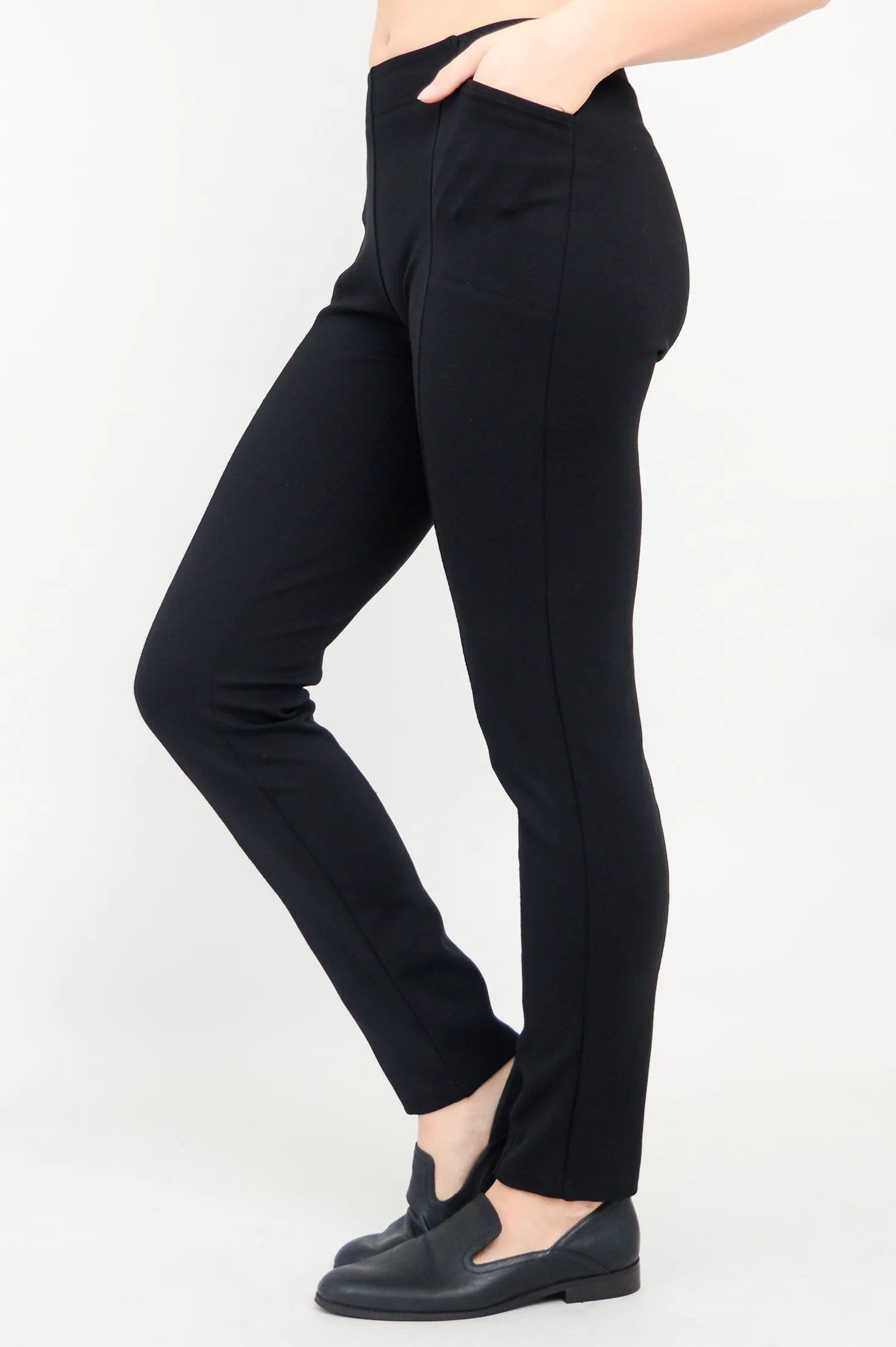 Nadia Tall Pant, Black, Modal sold by Blue Sky product image thumbnail 3