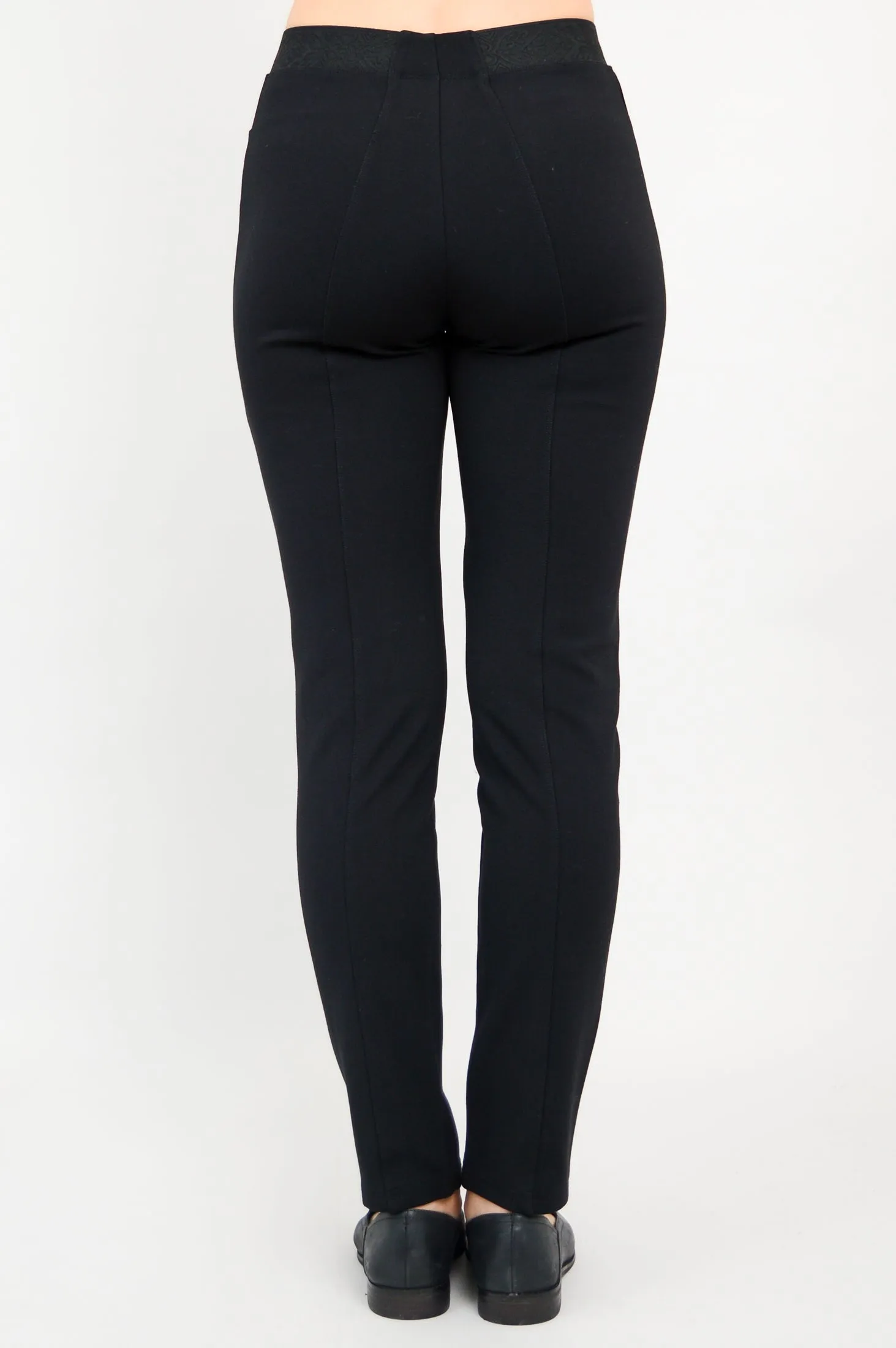 Nadia Tall Pant, Black, Modal sold by Blue Sky product image thumbnail 4