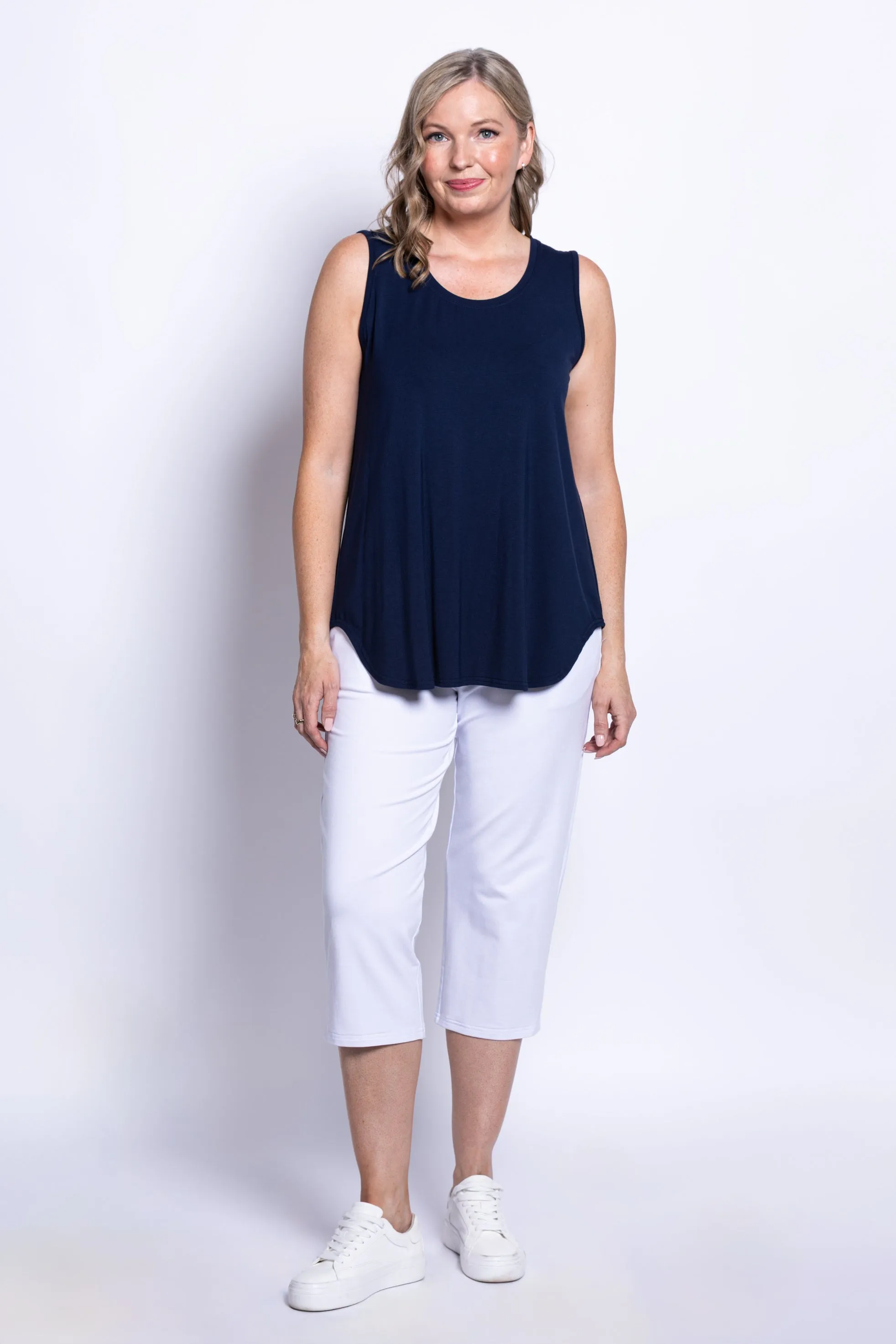 Jazz Tank, Indigo, Bamboo sold by Blue Sky