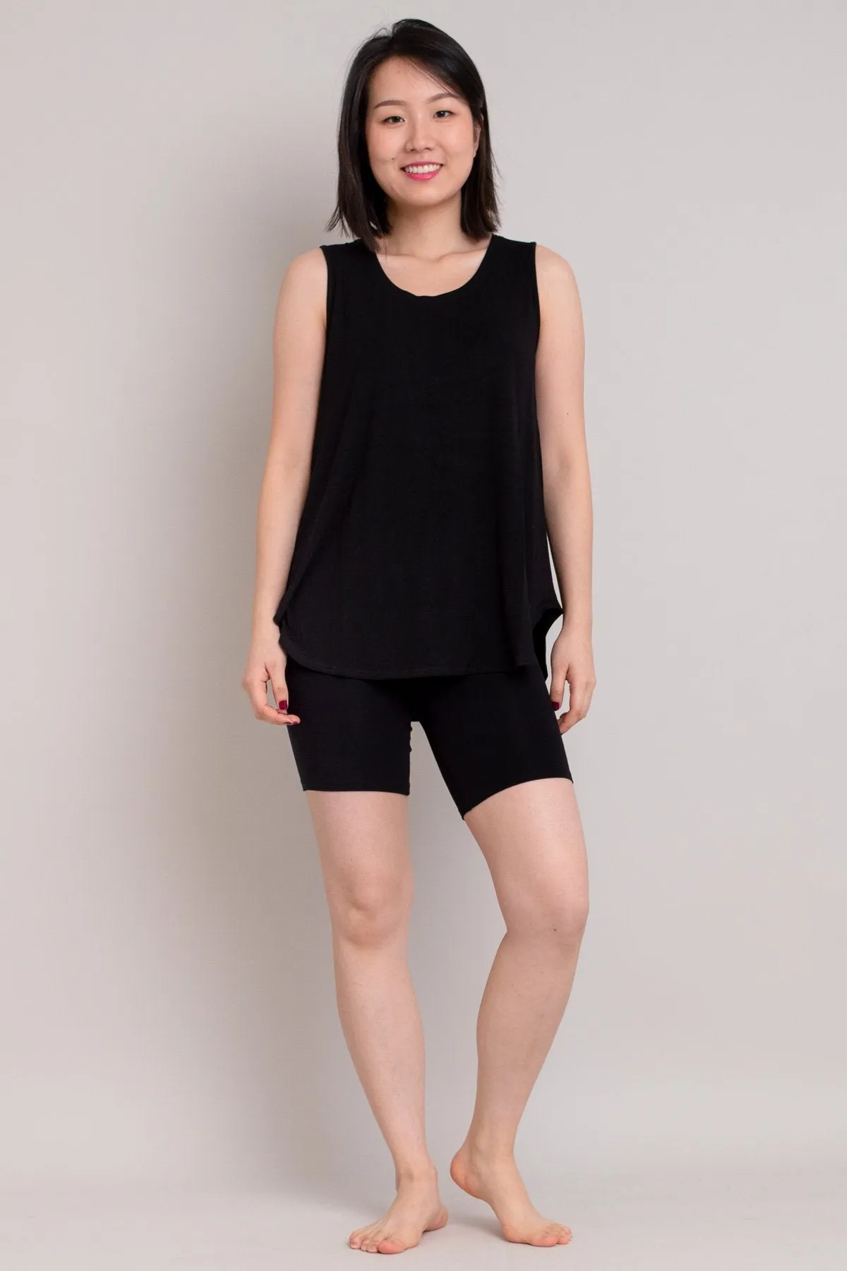 Hallie Shorts, Black, Bamboo sold by Blue Sky product image thumbnail 2