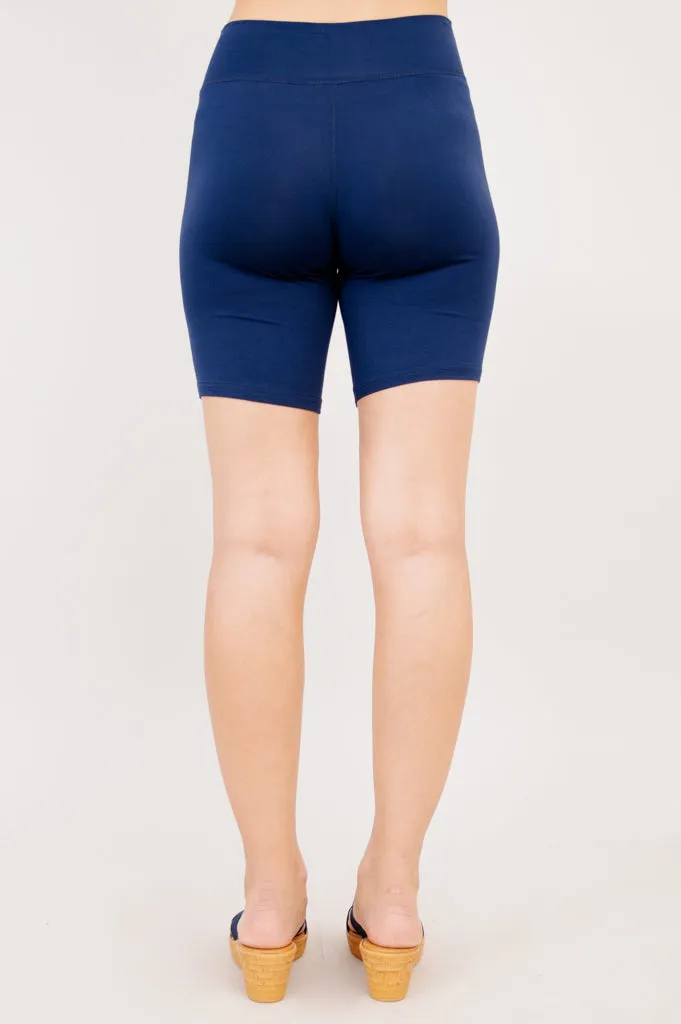 Hallie Shorts, Indigo, Bamboo sold by Blue Sky product image thumbnail 3