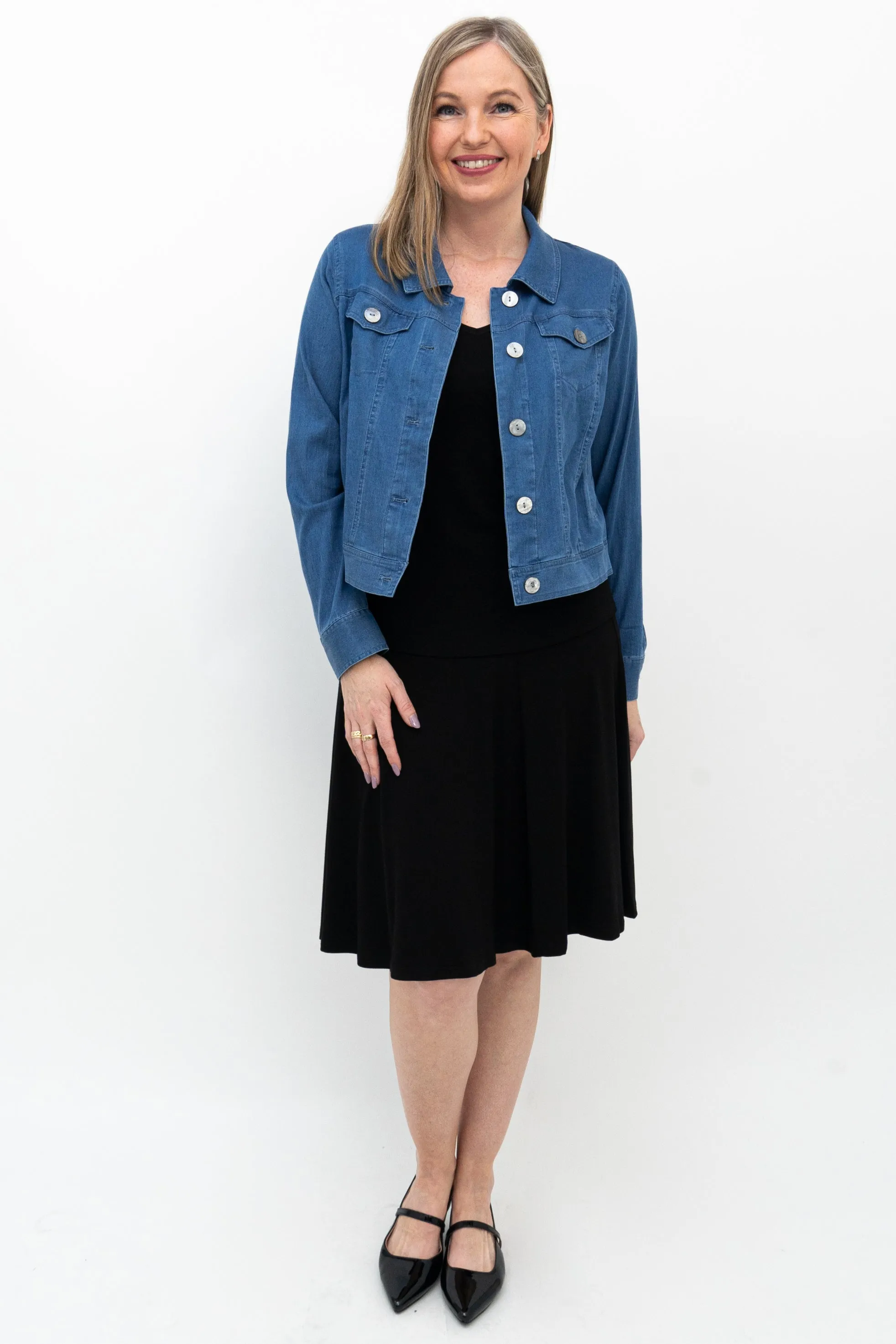 Aly Skirt, Black, Bamboo sold by Blue Sky product image thumbnail 3