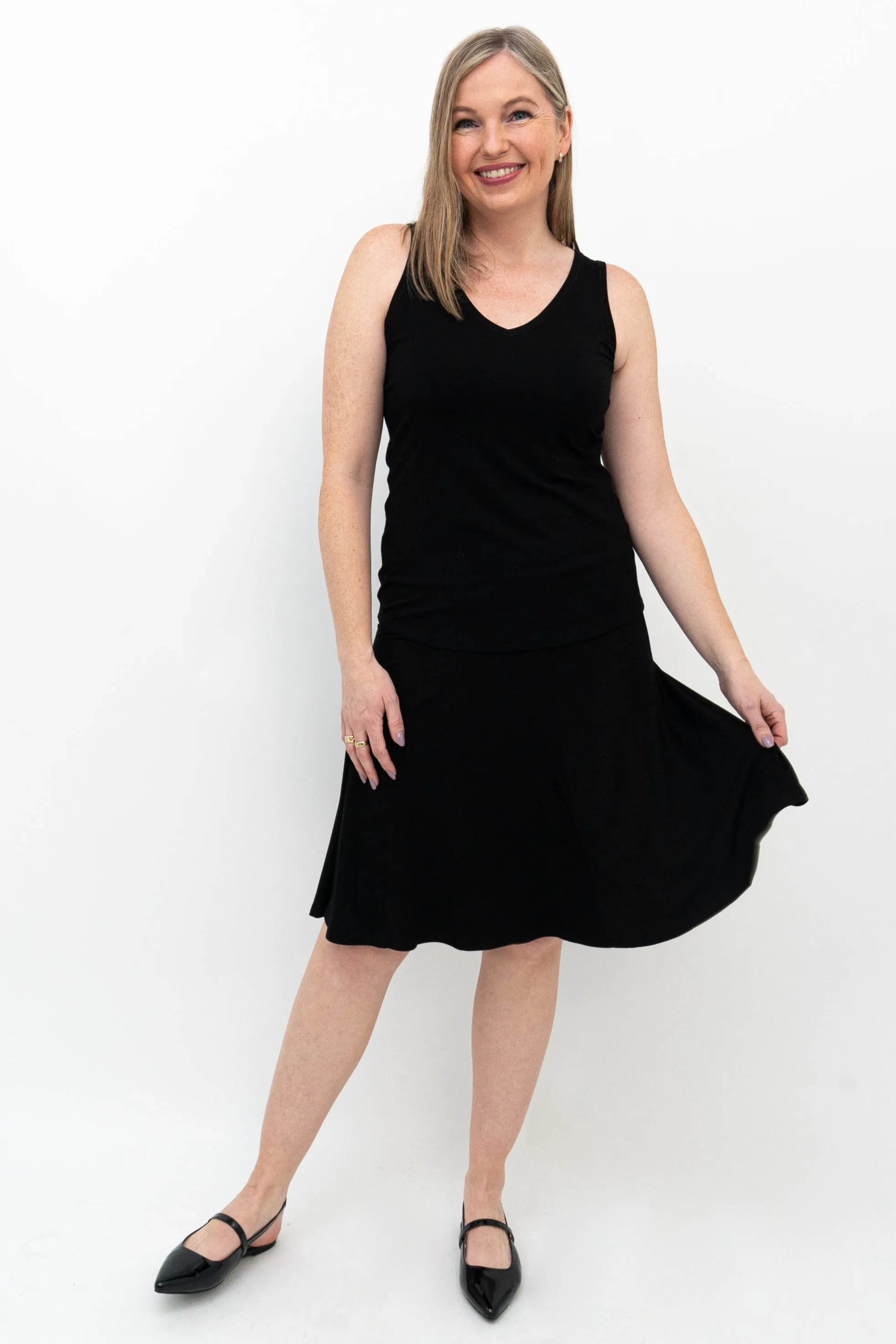 Aly Skirt, Black, Bamboo sold by Blue Sky product image thumbnail 2