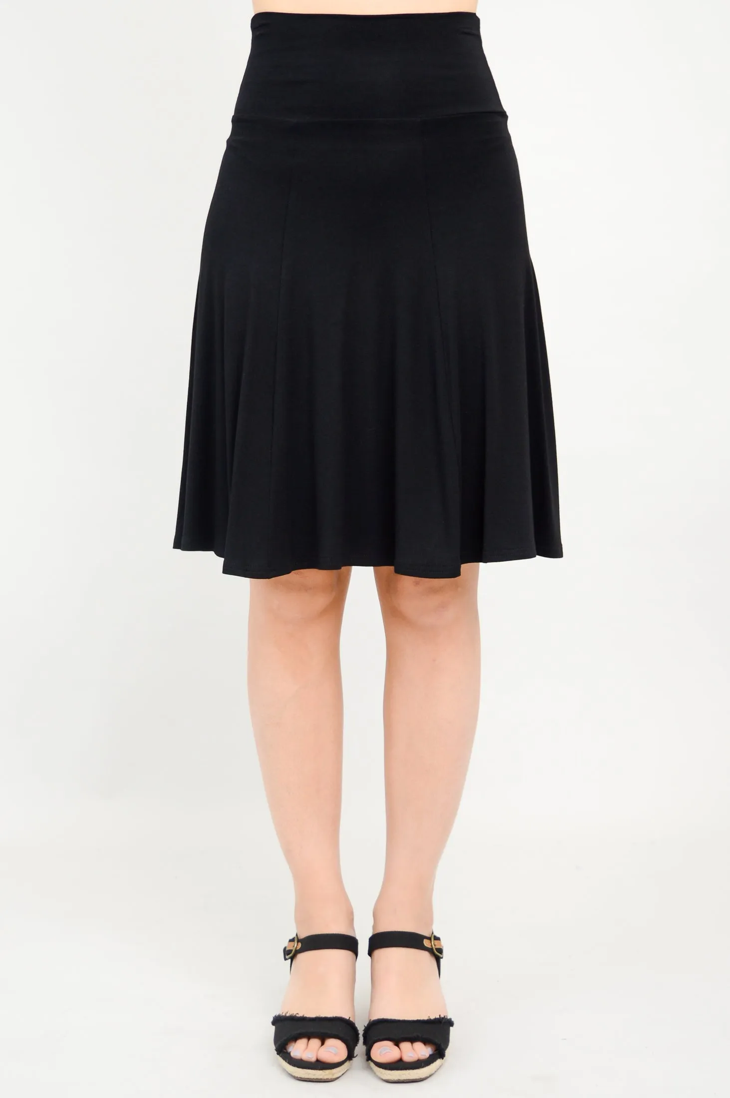 Aly Skirt, Black, Bamboo sold by Blue Sky