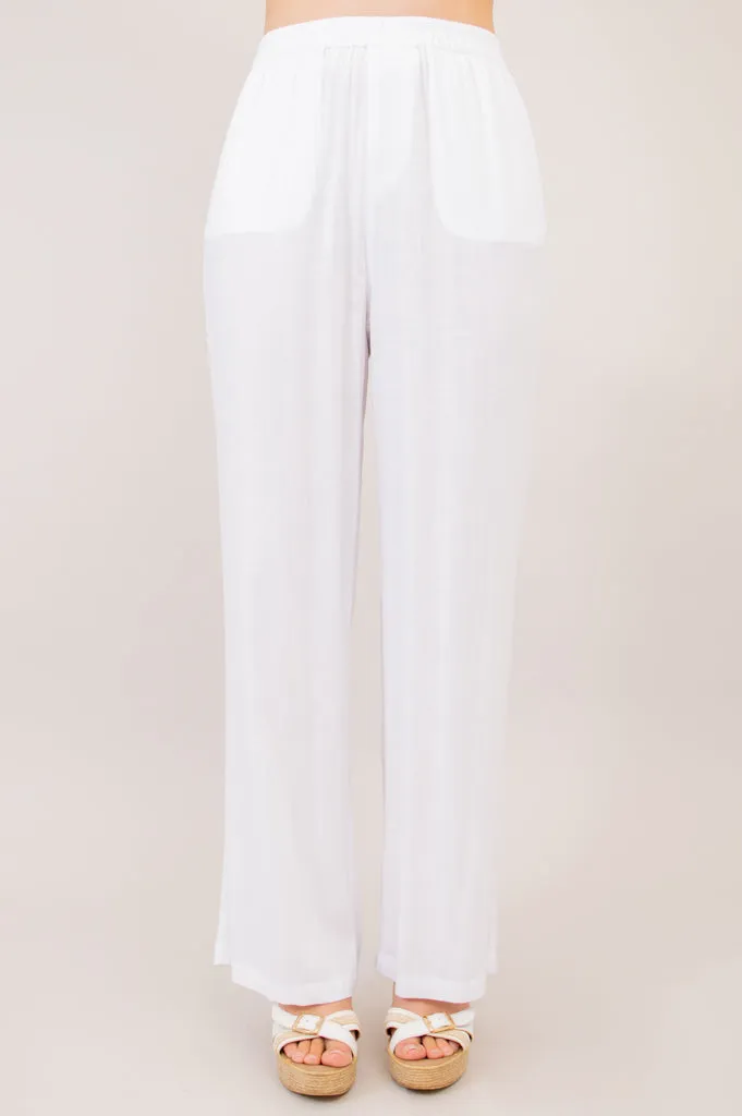 Bella Pant, White, Linen Bamboo sold by Blue Sky product image thumbnail 3