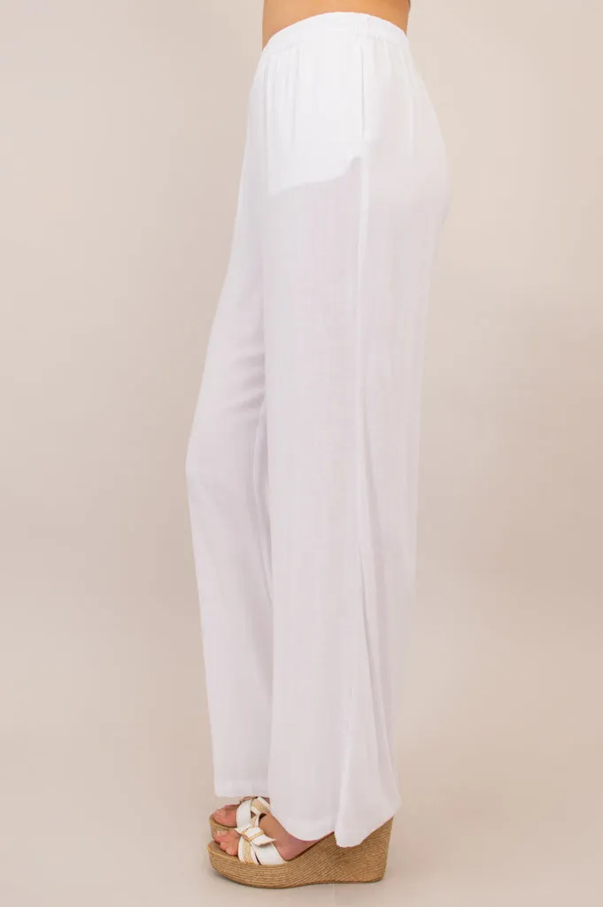 Bella Pant, White, Linen Bamboo sold by Blue Sky product image thumbnail 5