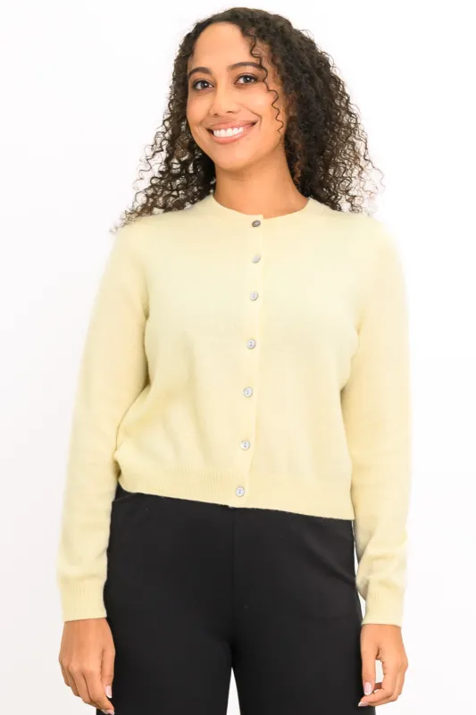 Isabella Cardigan, Marigold, Cashmere sold by Blue Sky