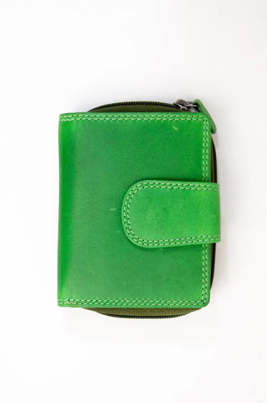 Adrian Klis 157 Ladies Wallet Green sold by Blue Sky